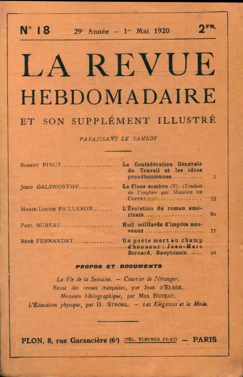 Livrenpoche : La revue hebdomadaire 29e année n°18 - Collectif - Livre