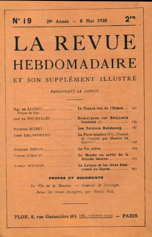 Livrenpoche : La revue hebdomadaire 29e année n°19 - Collectif - Livre