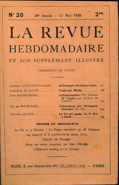 Livrenpoche : La revue hebdomadaire 29e année n°20 - Collectif - Livre