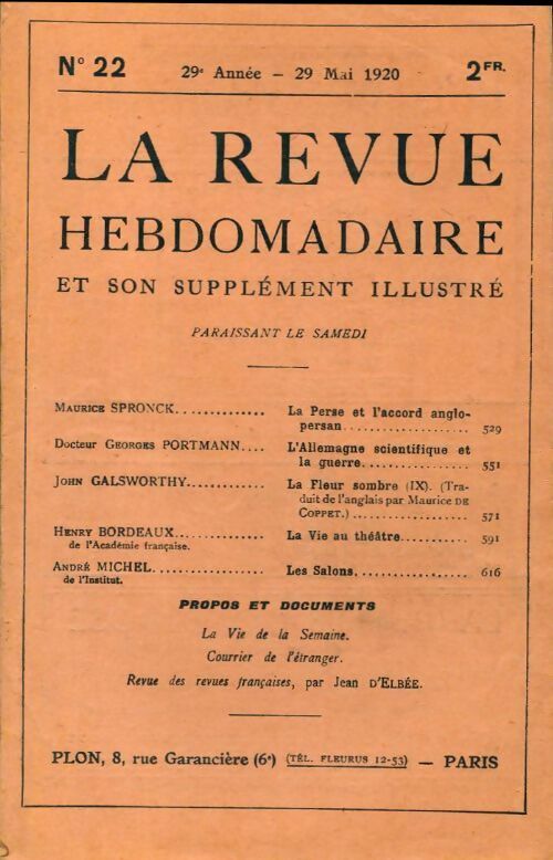 Livrenpoche : La revue hebdomadaire 29e année n°22 - Collectif - Livre