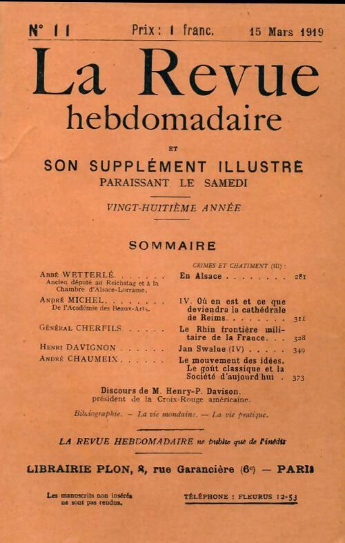 Livrenpoche : La revue hebdomadaire 28e année n°11 - Collectif - Livre