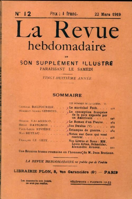 Livrenpoche : La revue hebdomadaire 28e année n°12 - Collectif - Livre