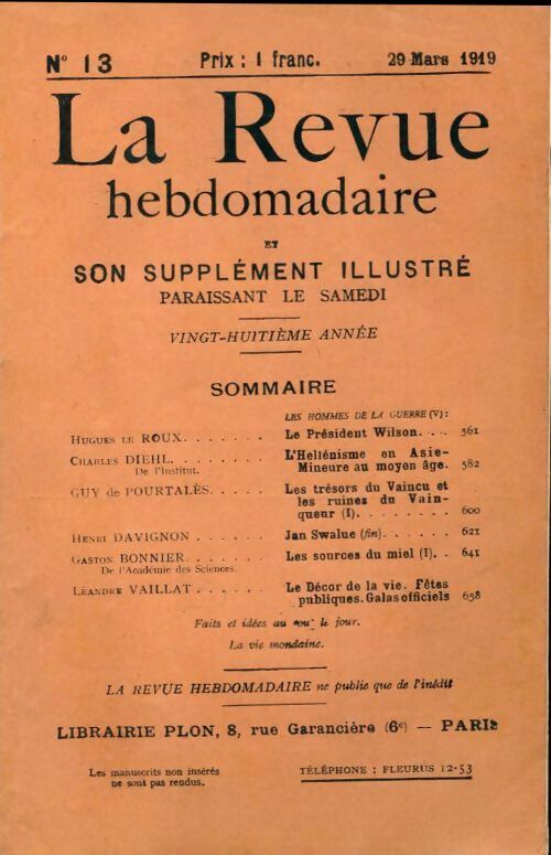 Livrenpoche : La revue hebdomadaire 28e année n°13 - Collectif - Livre