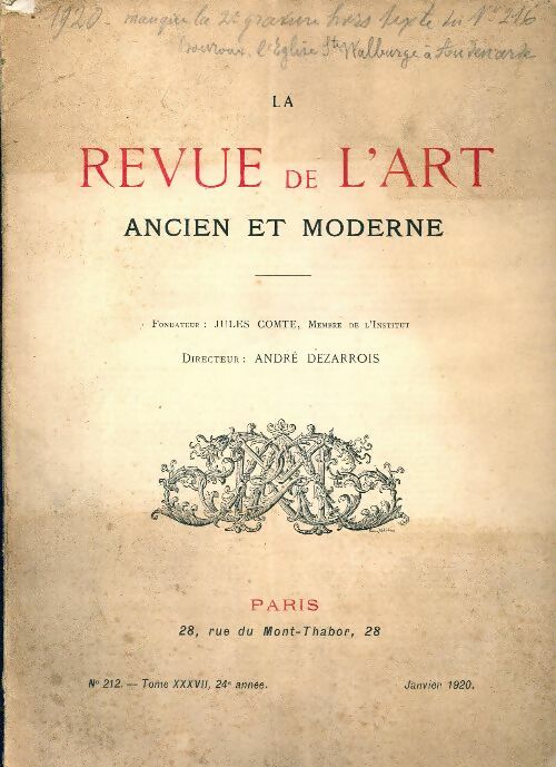 Livrenpoche : Revue de l'art ancien et moderne n°212 - Collectif - Livre