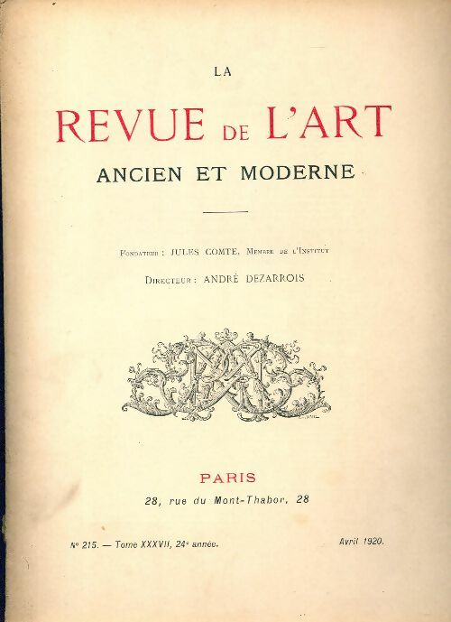 Livrenpoche : Revue de l'art ancien et moderne n°215 - Collectif - Livre
