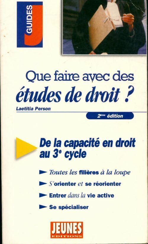 Livrenpoche : Que faire avec des études de droit ? - Leatitia Person - Livre