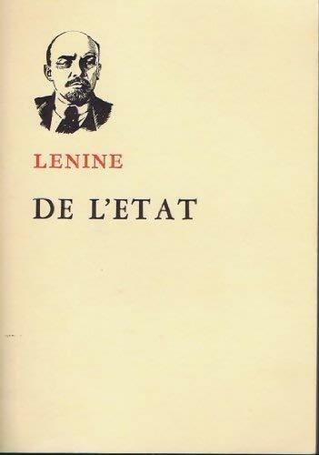 Livrenpoche : De l'état - Vladimir Illitch Lénine - Livre