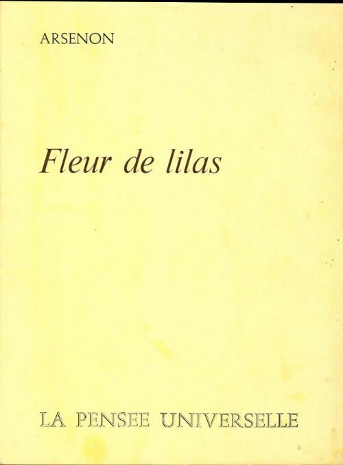 Livrenpoche : Fleurs de lilas - Arsenon - Livre
