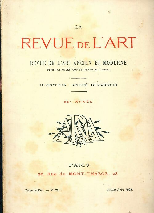 Livrenpoche : Revue de l'art ancien et moderne n°268 - Collectif - Livre
