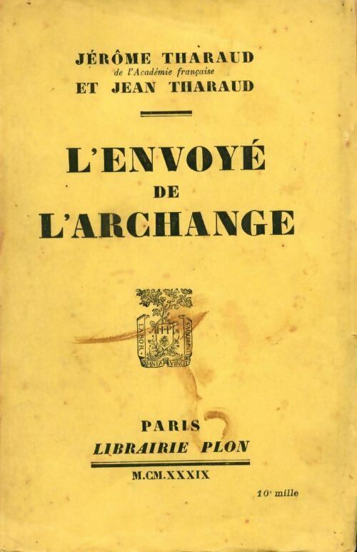 Livrenpoche : L'envoyé de l'archange - Jérôme Tharaud - Livre