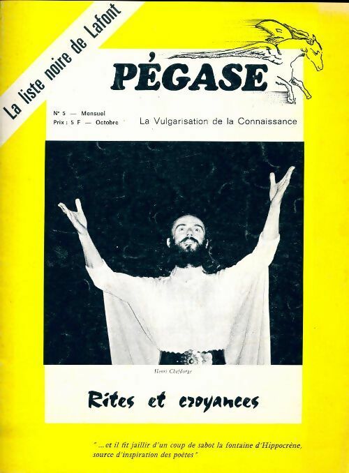 Pégase n°5 : Rites et croyances - Henri Chefdorge -  Pégase - Livre