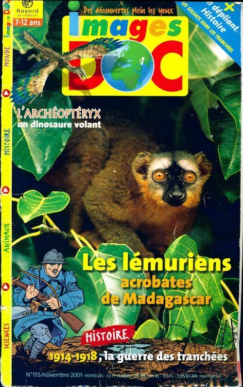 Livrenpoche : Images doc n°155 : Les lémuriens - Collectif - Livre