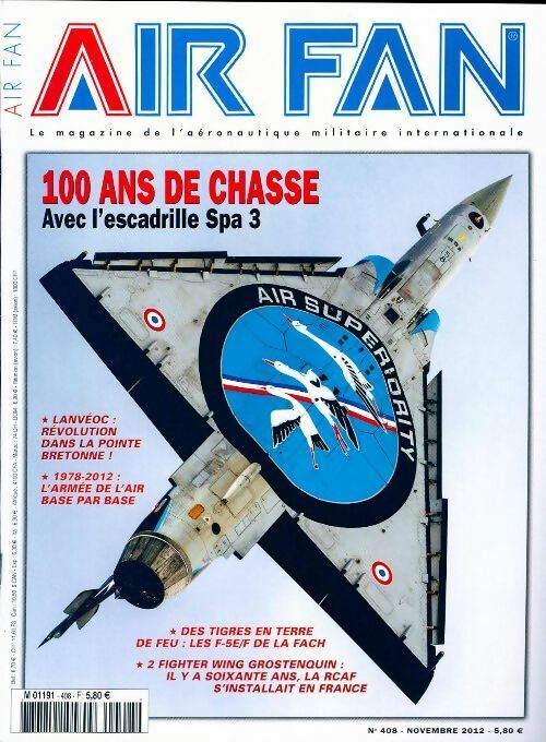 Livrenpoche : Air fan n°408 : 100 ans de chasse - Collectif - Livre