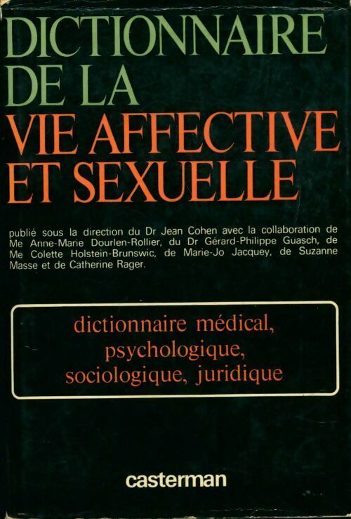 Livrenpoche : Dictionnaire de la vie affective et sexuelle - Collectif - Livre