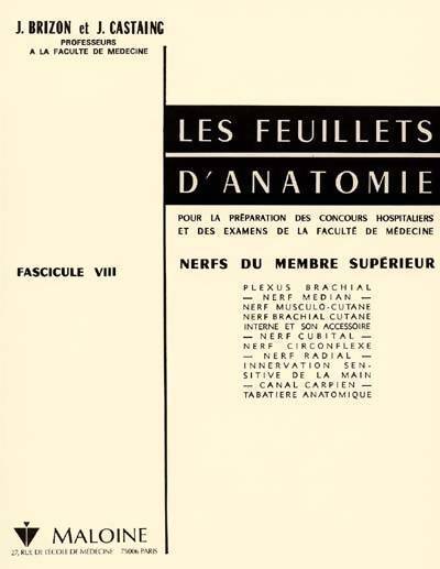 Nerfs du membre supérieur - J. Brizon, J. Castaing - Livre