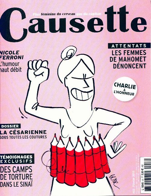 Livrenpoche : Causette n°53 : Charlie à l'honneur - Collectif - Livre