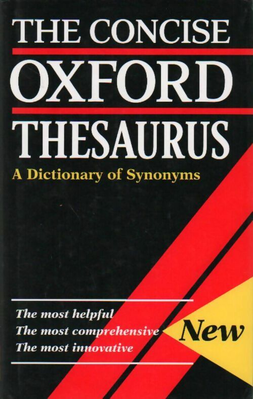 Livrenpoche : The concise Oxford thesaurus. A dictionnary of synonyms - Collectif - Livre