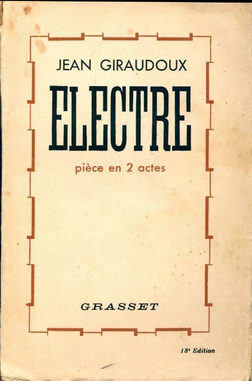 Livrenpoche : Electre - Jean Giraudoux - Livre