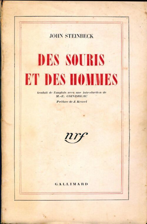 Livrenpoche : Des souris et des hommes - John Steinbeck - Livre