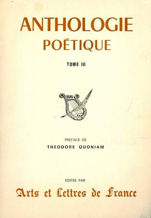 Livrenpoche : Anthologie poétique Tome III - Dominique Morelle - Livre