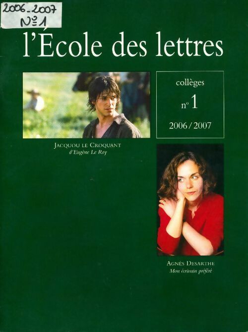Livrenpoche : L'école des lettres 98e année - Août-Septembre 2006 - Collectif - Livre