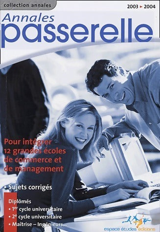 Livrenpoche : Annales passerelle ESC concours 2003 : Sujets et corrigés - Marie-Paule Jouin - Livre