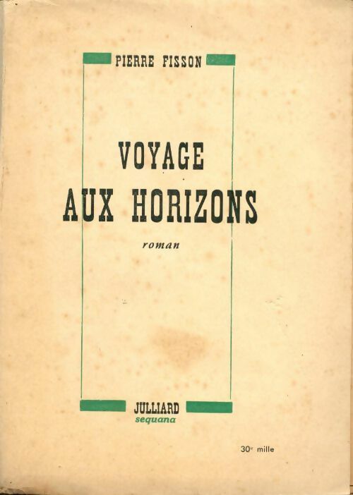 Livrenpoche : Voyage aux horizons - Pierre Fisson - Livre