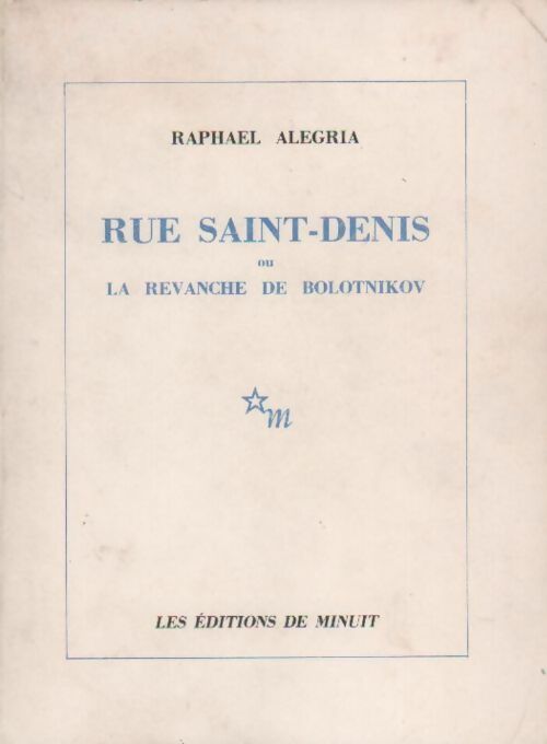 Livrenpoche : Rue Saint-Denis ou la revanche de Bolotnikov - Raphaël Valéry - Livre