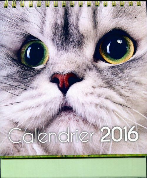 Livrenpoche : Calendrier 2016 chats - Collectif - Livre