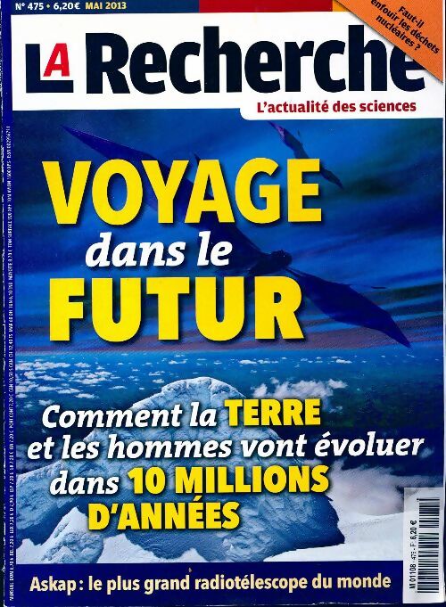 Livrenpoche : La recherche n°475 : Voyage dans le futur - Collectif - Livre