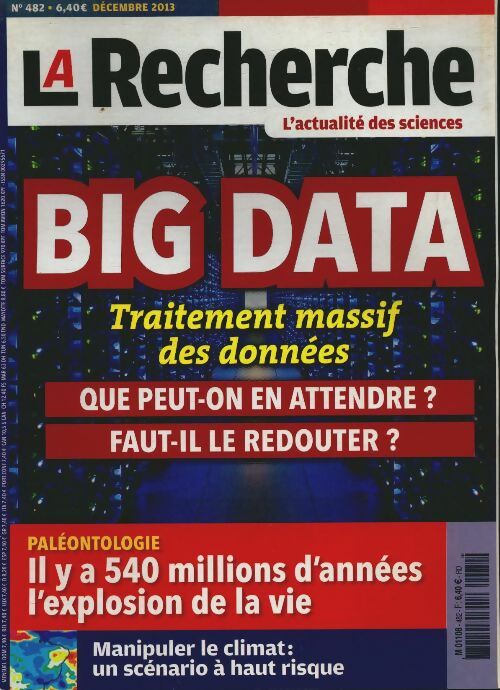 Livrenpoche : La recherche n°482 : Big Data - Collectif - Livre