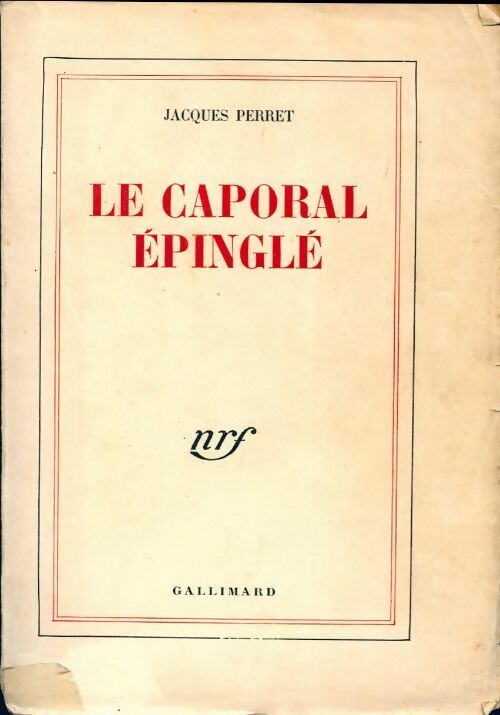 Livrenpoche : Le caporal épinglé - Jacques Perret - Livre