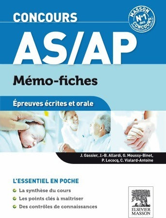 Livrenpoche : Concours AS/AP mémo-fiches Épreuves écrites et orale - Jacqueline Gassier - Livre