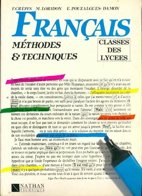 Livrenpoche : Français méthodes & techniques - Florence Crépin - Livre