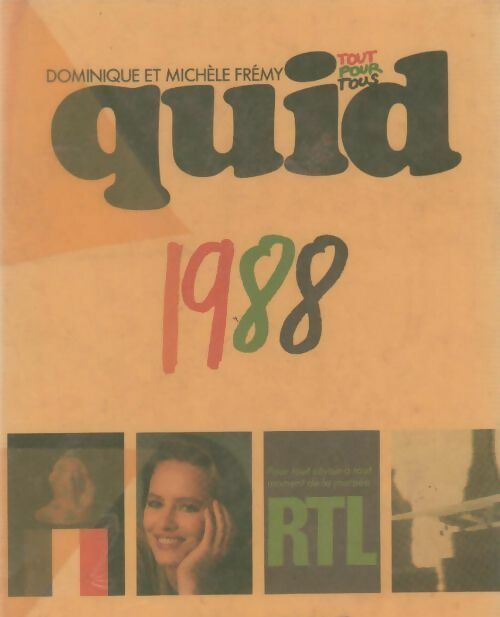 Livrenpoche : Quid 1988 - Dominique Frémy - Livre