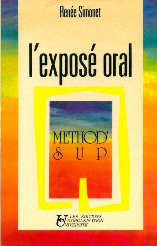 Livrenpoche : L'exposé oral - Jean Simonet - Livre