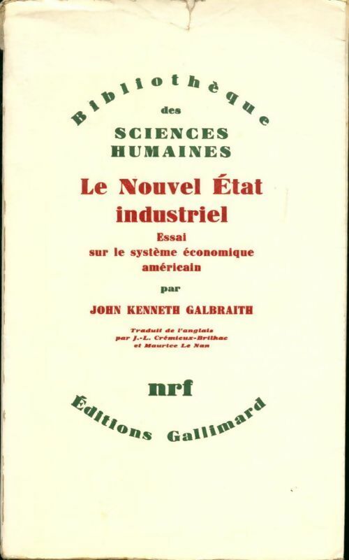 Livrenpoche : Le nouvel état industriel - John Kenneth Galbraith - Livre