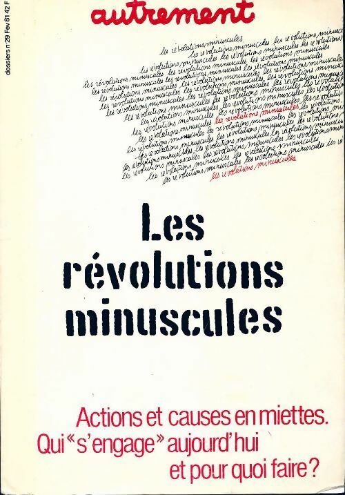 Livrenpoche : Les révolutions minuscules - Collectif - Livre