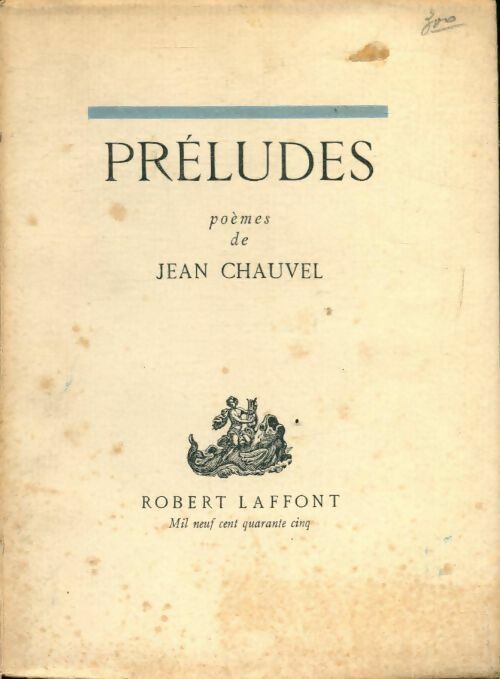 Livrenpoche : Préludes - Jean Chauvel - Livre