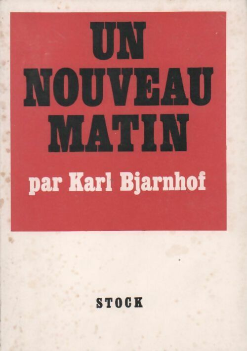 Livrenpoche : Un nouveau matin - Karl Bjarnhof - Livre