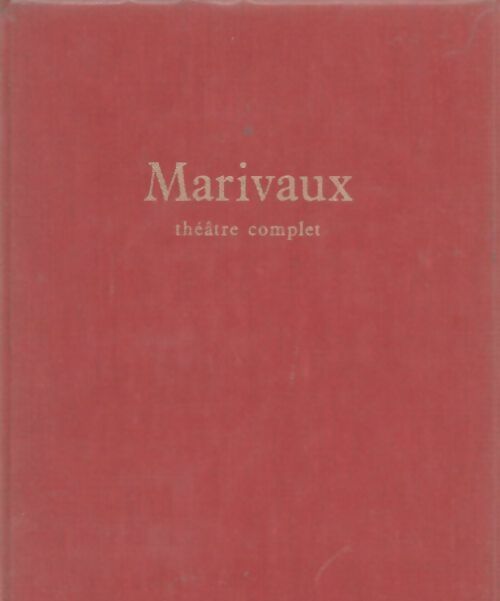 Livrenpoche : Théâtre complet - Marivaux - Livre