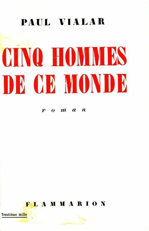 Livrenpoche : Cinq hommes de ce monde - Paul Vialar - Livre
