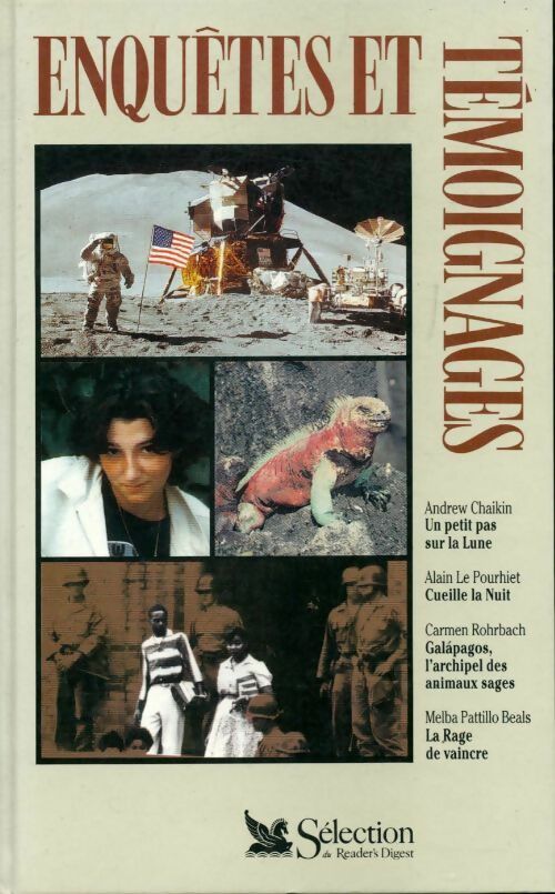 Livrenpoche : Un petit pas sur la lune / Cueille la nuit / Galapagos, l'archipel des animaux sauvages / La rage de vaincre - Collectif - Livre