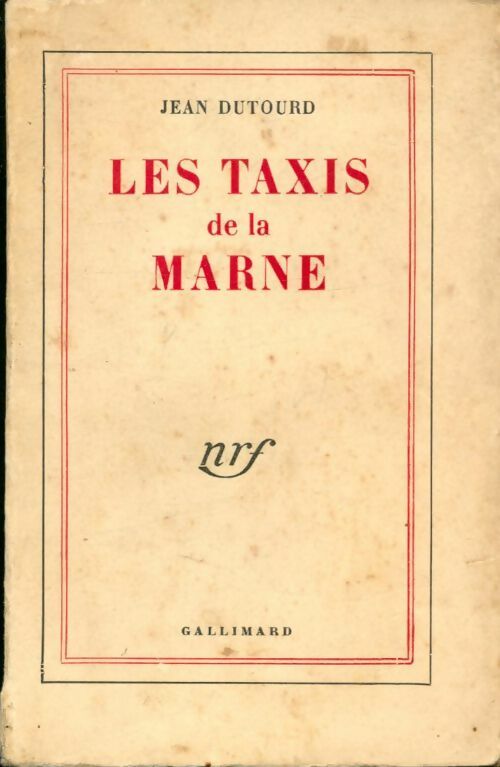 Livrenpoche : Les taxis de la Marne - Jean Dutourd - Livre