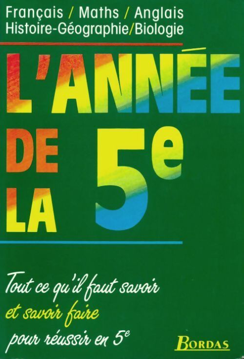 Livrenpoche : L'année de la 5e - Collectif - Livre