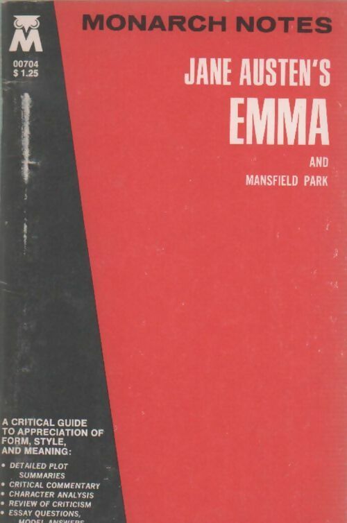 Livrenpoche : Jane Austen's Emma. And Mansfield park - William J. Fitzpatrick - Livre