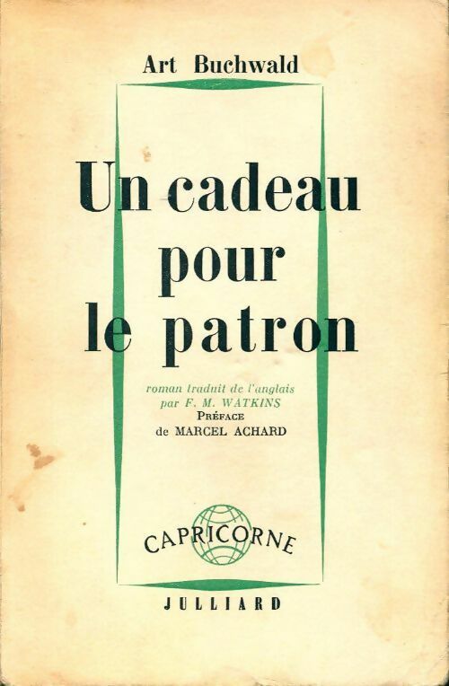 Livrenpoche : Un cadeau pour le patron - Art Buchwald - Livre