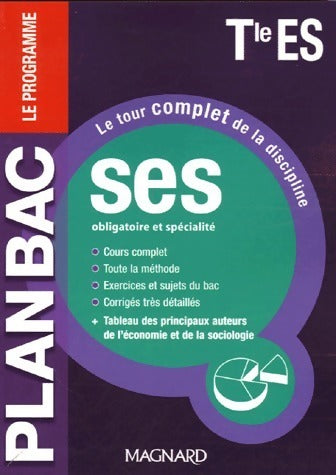 Livrenpoche : SES obligatoire et spécialité Terminale ES - Bruno François - Livre