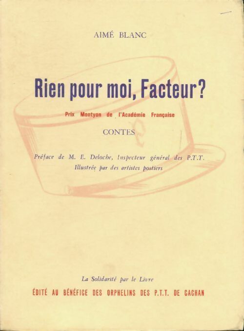 Livrenpoche : Rien pour moi, facteur ? - Aimé Blanc - Livre