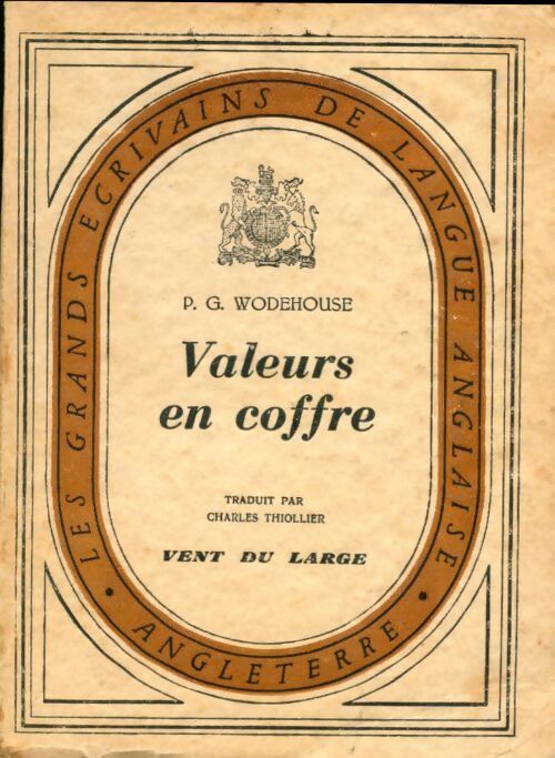 Valeurs en coffre - Pelham Grenville Wodehouse - Livre